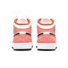 Детские кроссовки Air Jordan 1 Mid SE GS Orange Suede Team-Orange Black Sail DV1336-800