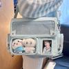 Японский студенческий стиль Сумка через плечо Скрытый легкий бренд Сумка-кроссбоди Большая вместимость Прозрачная сумка для хранения Популярные сумки Pain Bags