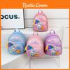 Rabbit Bright Sequin Pattern Backpack With Pu Fabric For Schoolbag Learning