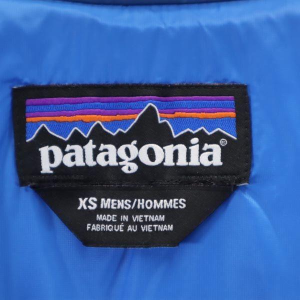 Patagonia 84212 Куртка для разминки XS Синяя компактная Мужская Б/у