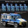 Peacekeeping and Riot Control Teams, Police, Special Forces, Soldiers, Military Figures, Children, Assembled Toys, Building Toys, Gifts