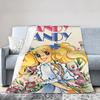 Cartoon Candy Candy Anime Blanket  Plush Funny Warm Throw Blanket for Bed Sofa Summer