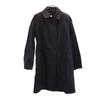 Rubberized Long Sleeve Rubber Coating Stainless Collar Coat M Navy Women Used