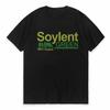 Soylent Green Футболка с принтом букв Сезон Мужская Мода Узор Короткий рукав Футболка Ретро Стиль Хипстер Дышащая Повседневные футболки