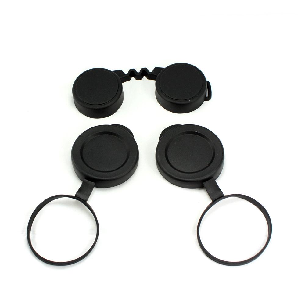 Rubber Protective Eyepiece & Lens Cap for 10x42 Telescope