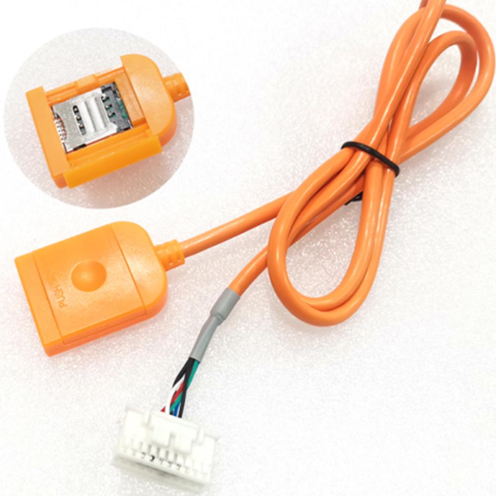 Новый адаптер слота для SIM-карты для Android Radio Multimedia Gps 4G 20pin Cable Connector Car Accsesories Wires Replacing Part