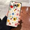 Мультяшный Цветочный Арт Чехол для Телефона для Xiaomi Poco F8 F3 C61 X3 X4 X5 X7 Pro F1 C75 M3 M4 M7 M5 C50 C71
