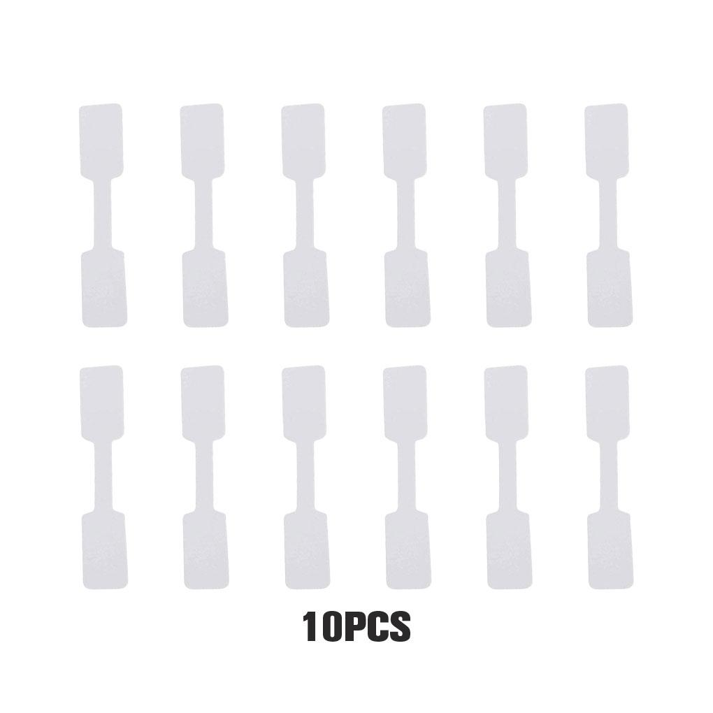 100Pcs Price Tags Jewelry Tag Portable Blank Label Square Heads Paper Sticker Jewelry Display Card Rectangle Labels for