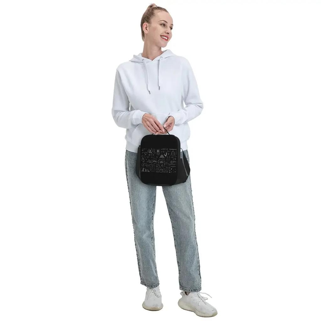 Математика Наука Физика Термоизолированные Ланч-Бэги Лабораторные Технологии Многоразовый Ланч-Контейнер Для Хранения Bento Food Box