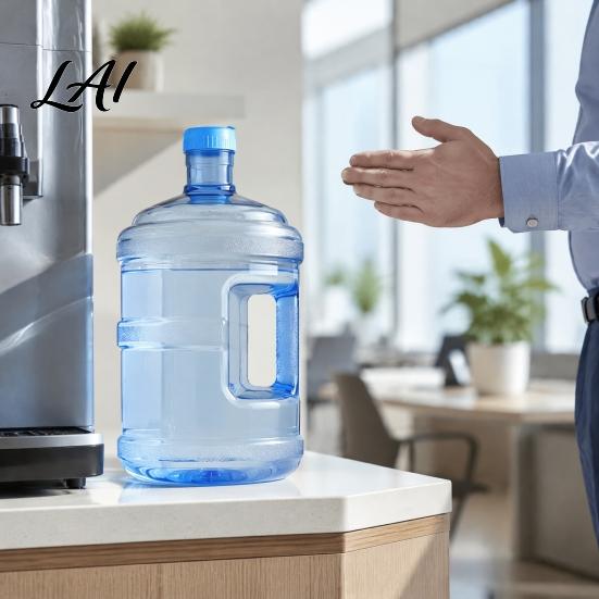 Кувшин для хранения воды большой емкости с ручкой и крышкой Многоразовый Диспенсер Герметичная завинчивающаяся крышка Пищевой пластик Прозрачная бутылка для дома и офиса