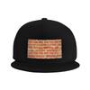 Красная Кирпичная Стена Бейсболки Snapback Модные Бейсболки Дышащие Повседневные Кепки Для Улицы Для Унисекса И ЖенщинУнисекс