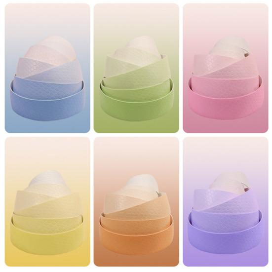 2 Rolls Bicycle Soft Memory EVA Handlebar Grips Anti-Slip Texture Shock Absorption Memory Foam