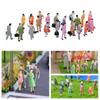 Scale DIY Mixed Color Pose Scale Model Character Model People Figures Plastic People
