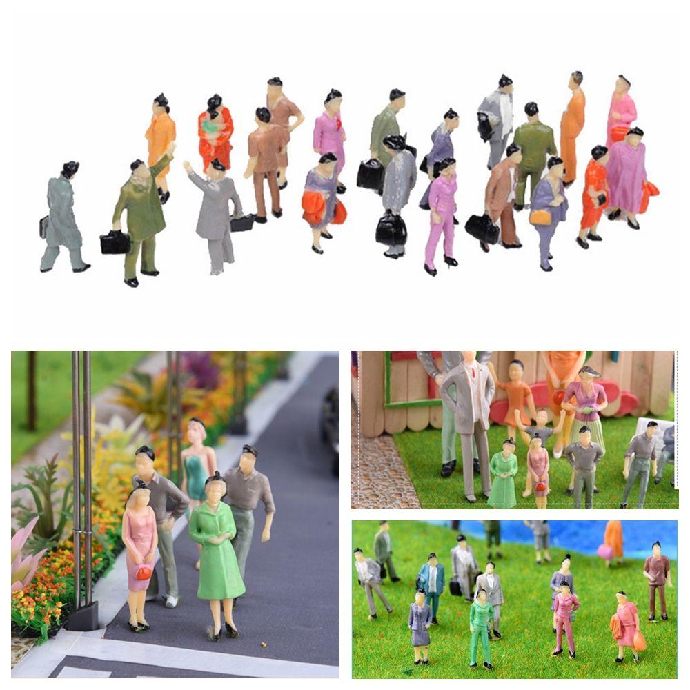 Scale DIY Mixed Color Pose Scale Model Character Model People Figures Plastic People