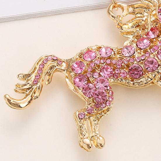 2026 год Лошади Брелок Разноцветные Сверкающие Стразы Брелок Подвеска для Сумки Рюкзака