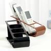 Desktop Storage Rack Remote Control Holder Multiple Compartments Space-Saving Stationery Mobile Phone Organizer