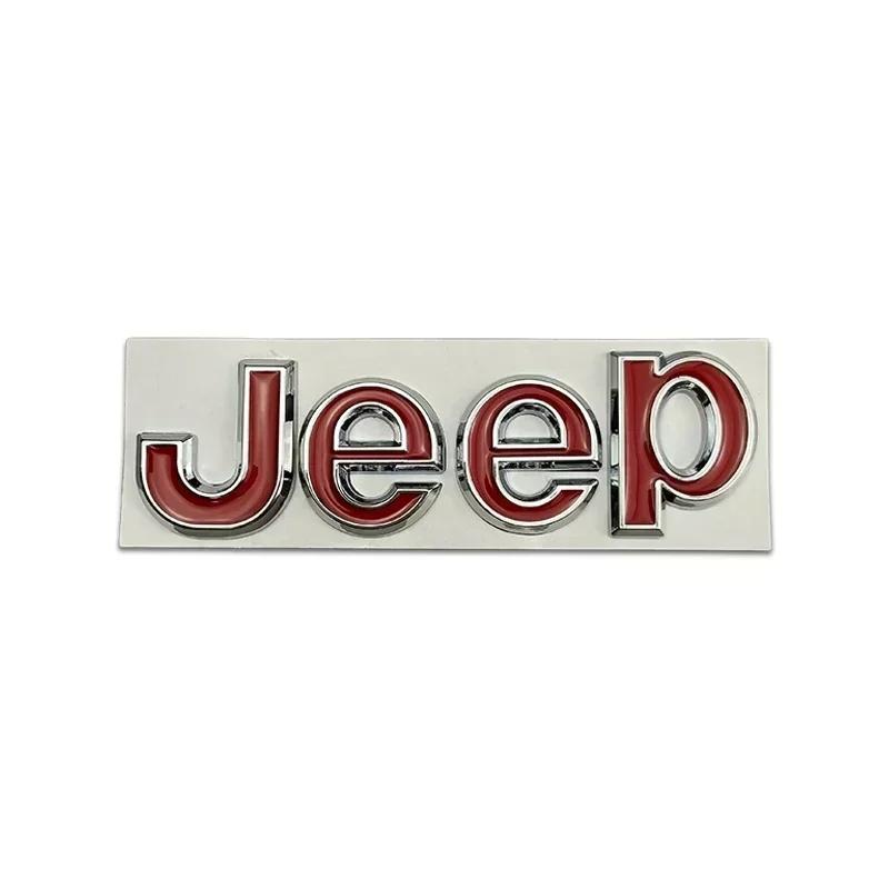 For Jeep Metal Car Styling Hood Trunk Badge Mark  for JEEP Wrangler Grand Cherokee Compass Renegade Patriot Rubicon Liberty J