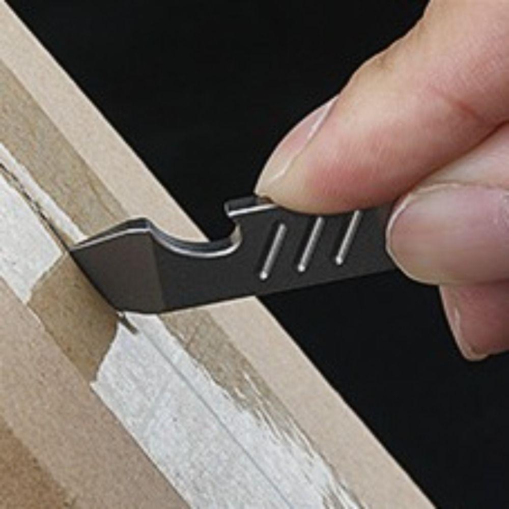 Pry Bar Bottle Opener Graduated Scale Camping Gear Mini Outdoor Tools Pendant