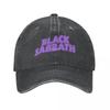 Black Sabbathe Music Baseball Caps Casual Distressed Washed Rock Headwear Unisex Outdoor Workouts Unstructured Soft Caps Hat