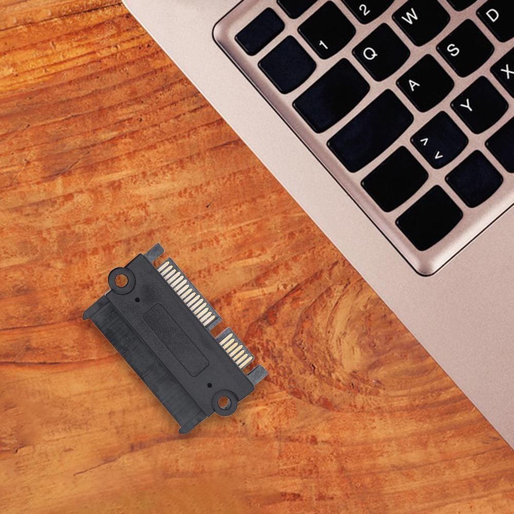 30-5PC SATA Male To Female Power Data Converter 22Pin 7+15 Male To Female Converter Head Power Data Adapter SATA To SATA Adapter