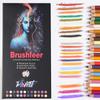 24 Colors Professional Colored Charcoal Pencils Drawing Set Skin Tone Colored Pencils Pastel Chalk Pencils for Sketching Drawing