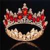 Baroque Crystal Crown Bridal Queen Tiara Diadem Prom Party Wedding Hair Jewelry Tiaras and Crowns Headband Head Ornaments