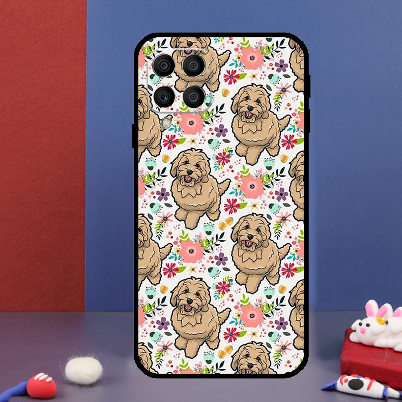 Cartoon Poodle Dog For Samsung Galaxy M12 M13 M33 M23 M53 M15 M55 M31 M51 M14 M34 M54 M20 M32 M52 Phone Case