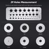 29 Holes Bolt Wire Drill Gauge Multifunctional Screw Gauge Card  Drill Template Gauging