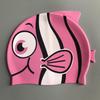 Children Swim Cap High Elastic Waterproof Swimming Cap Cute Cartoon Style Swimming Hat