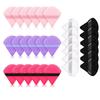 12Pcs Triangle Velvet Powder Puff Make Up Sponges for Face Eyes Contouring Shadow Seal Cosmetic Foundation Makeup Tool