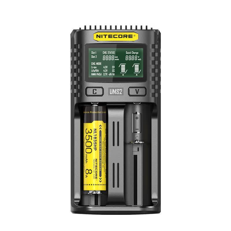 NITECORE Умное двухслотное зарядное устройство UMS2