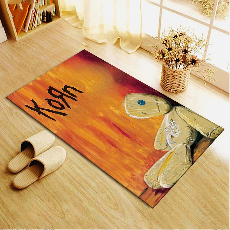 Korn Carpet Rug for Living Room Bedroom Home Sofa Decoration,Kids play Non-slip Floor Mat
