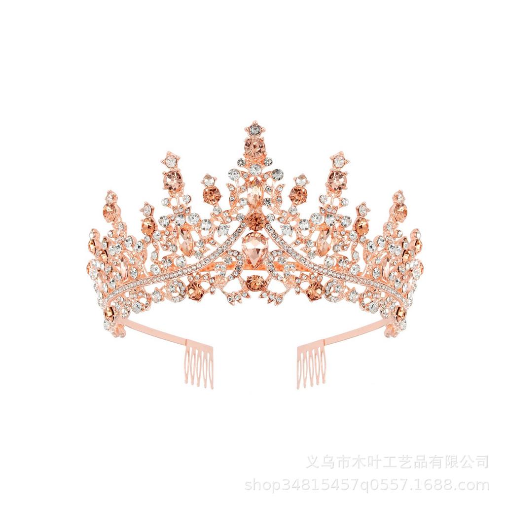 Luxury Bridal Headgear Crown Wedding Dress Birthday Party Headgear Wedding Dinner Crown Party Gifts