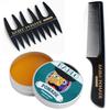 BABLO POMADE Strong Hold Pomade with Mesh Hair and Hair Grease Comb, Wax,