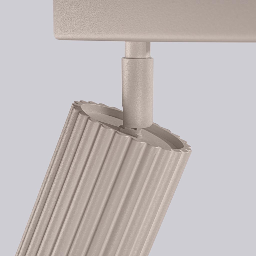 Carbon ceiling lamp 4L taupe