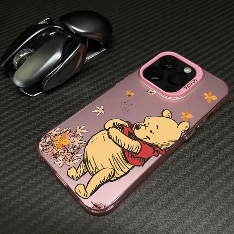 Winnie The Pooh Winnies Eeyore Phone Case For iPhone 11 12 13 14 15 16 17 Pro Max 16e 17E 17 Air Plus 13 Mini Fundas Back Cover