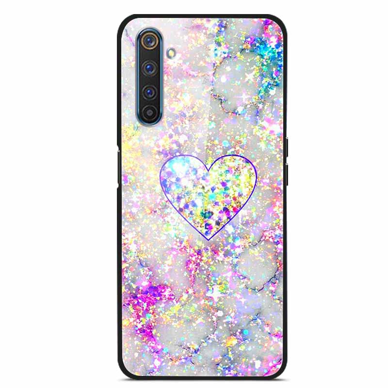 For Realme 6 Pro Tempered Glass Case for Realme 6 6S 6i Soft Bumper Hard Funda For Realme 6 Pro Phone Case Realme6 6 S 6i Cover