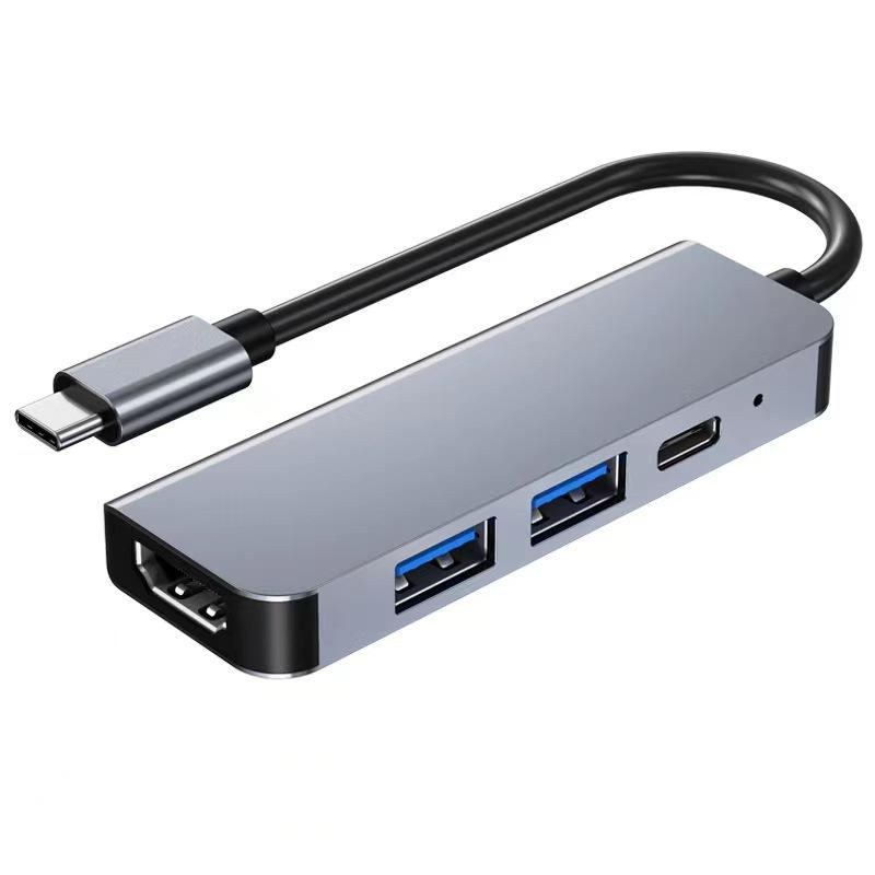 USB-C хаб Mindpure 12-в-1, док-станция MST с двумя HDMI, 100 Вт PD, RJ45, кардридер SD/TF