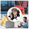 Наклейка на автомобиль President Декоративные наклейки на автомобиль President Decals Наклейки на окна грузовиков Уникальные President 2024