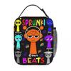 Sprunki Игра Орен Изолированные Сумки для Ланча Сумка-холодильник Контейнер для Еды Durple Jevin Вместительный Ланч-бокс Сумка-тоут Девочка Мальчик Школа