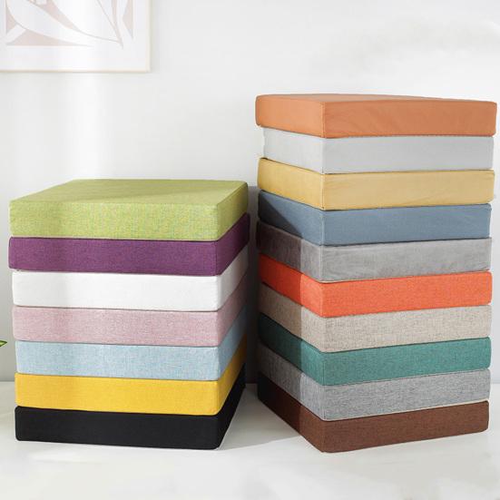 Водонепроницаемая подушка для сиденья с противоскользящей резиновой спинкой, застежкой-молнией, дизайном, высотой, комфортом, поддержкой, разноцветным ковриком для стула, патио, гостиной, кухни