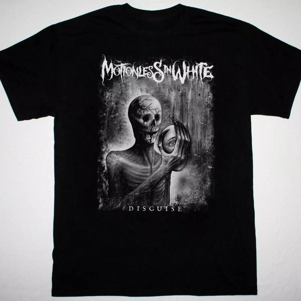 Мужская футболка группы Motionless In White Черный Хлопок Все Размеры XY206 Унисекс Футболка