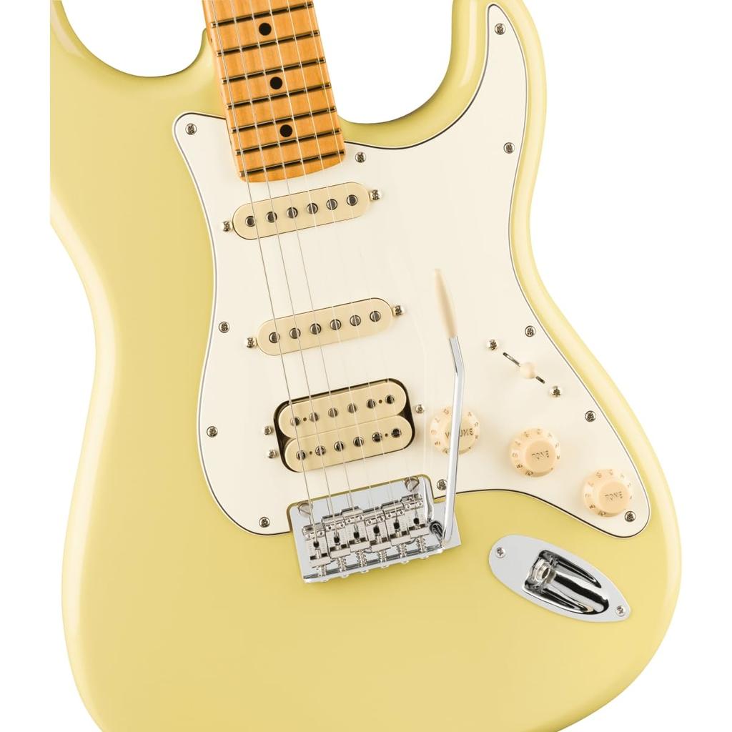 Fender Fender Электрогитара Player II Клен Hialeah Yellow с мягким чехлом Stratocaster® HSS, Накладка грифа,