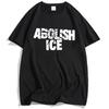 Америка Отменить ICE Принт Письма Футболки Летние Мужские Женские Свободные С Круглым Вырезом Футболки Повседневные Унисекс Уличная Одежда С Коротким Рукавом Мужские Футболки