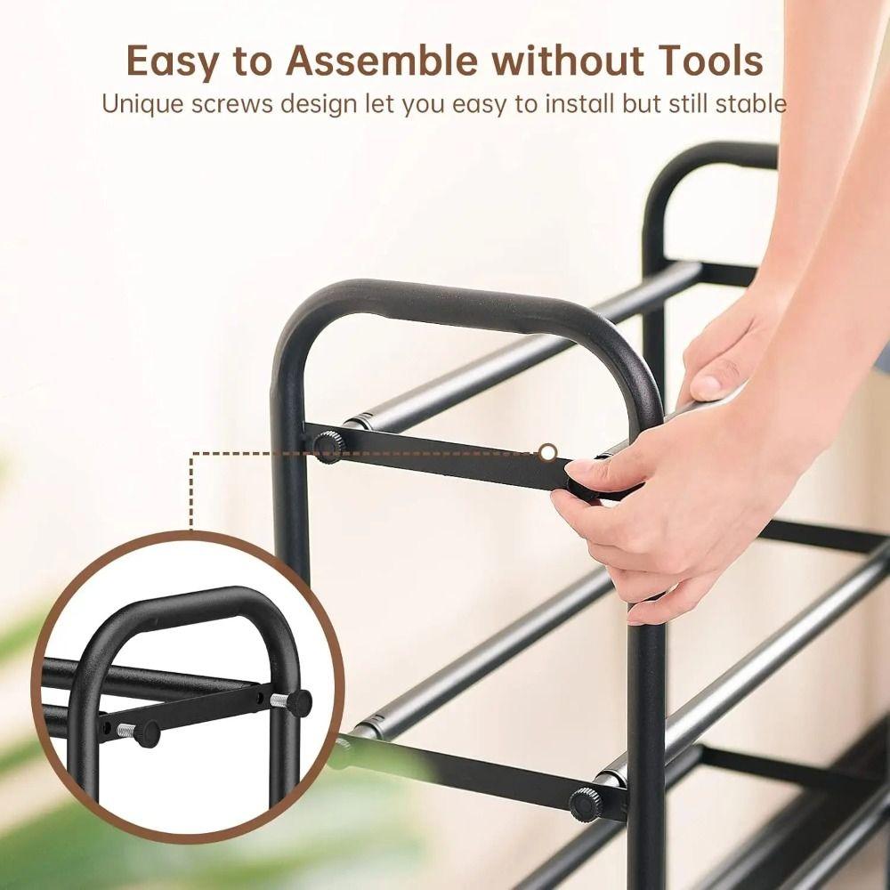 Adjustable Storage Shoe Storage Organizer Flexible Storage Adjustable Shoe Rack Doorway