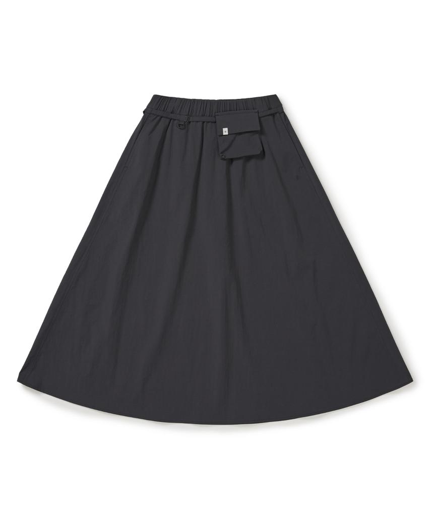 Юбка Snow Peak Apparel Root Flare Long (S26Mwrsk61) Древесный уголь