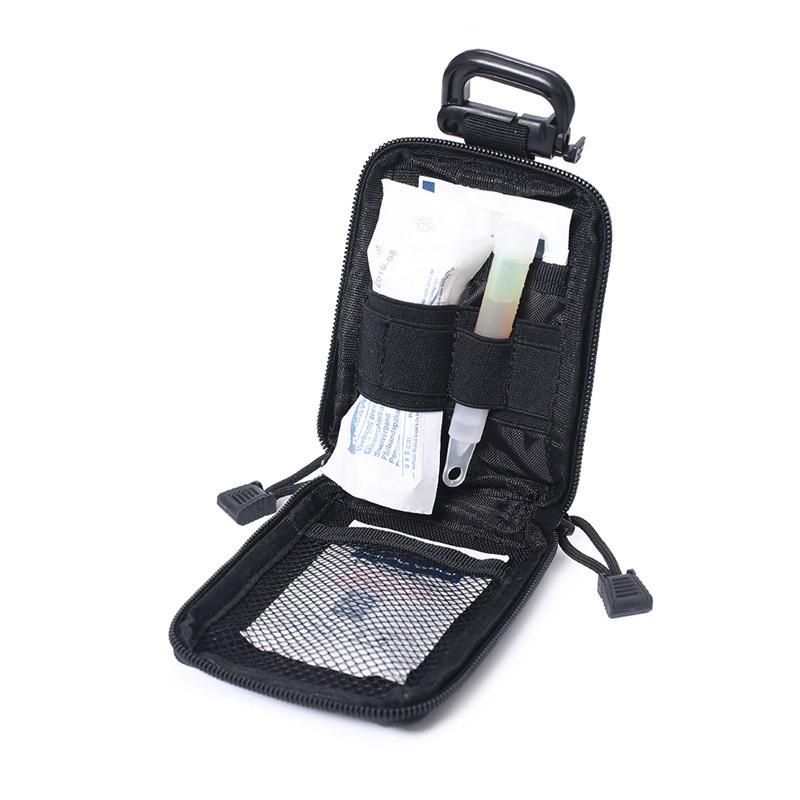 Tactical EDC Tool Pouch Small Utility Bag Multi Pocket Organizer for Outdoor Hiking Camping Fishing Cycling