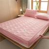 Bedding Set Bed Fitted Sheet Soft Protector Cover Thicken Cotton Mattress Cover Double Bed Pad Bedcover Mattress (No Pillowcases)