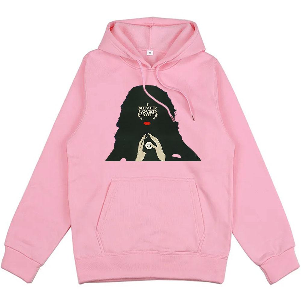 Мужская уличная одежда Певица Холзи Толстовки I Never Loved You Хип-хоп унисекс Зимние толстовки Sudaderas Hombre Пуловеры с капюшоном Мужские