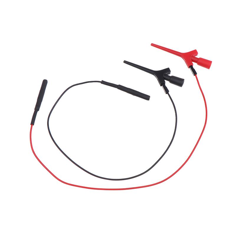 1 комплект SMD Ic Test Hook Clip Test Probter Внутренняя пружина Силиконовый кабель Тестовые провода мультиметра Кабель 2 мм гнездо Ic Test Clip